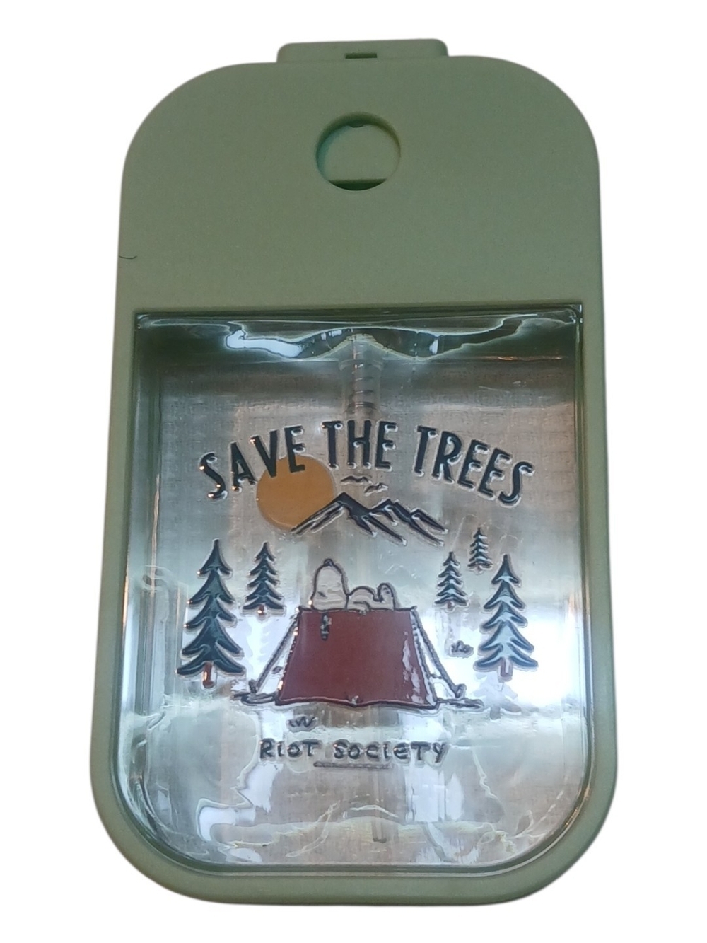 Peanuts - Snoopy Refillable Hand Sanitizer Spray Bottle, Pocket/Purse Size. 1.5o